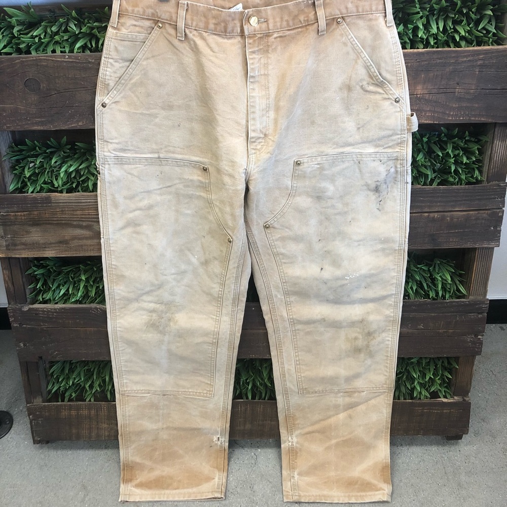 Carhartt Double Knee Work Wear Pants USA Made
